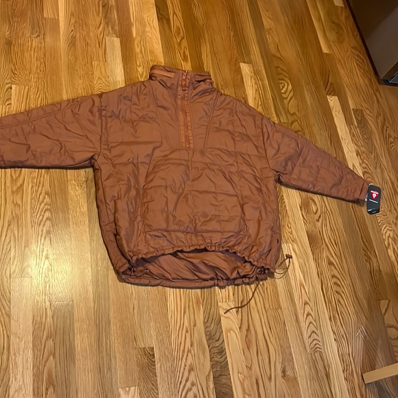 NWT Free People FP Movement Riley Recycled Popover Packable Puffer Hoodie Large - Picture 5 of 16